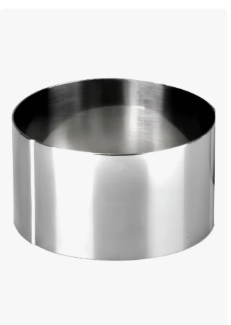 Molde Aro Ibili Acero Inoxidable Plateado 55cm Para Flan Postres