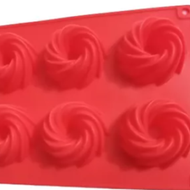 Molde Mini Bundt Cake x8