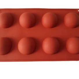 Molde Semi-esfera X8 Cavidades