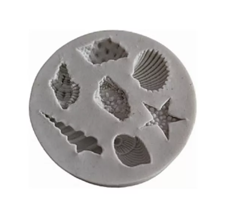 Molde Silicona Conchas Mini