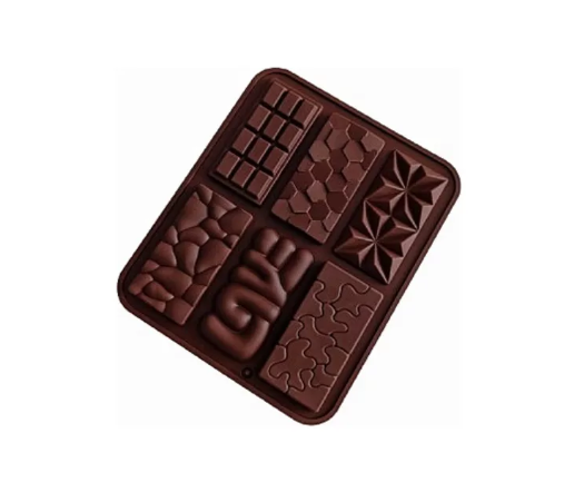 Molde Silicona Tabletas Chocolate Mini