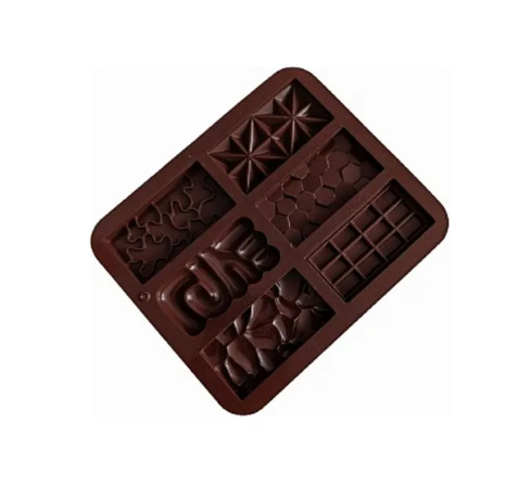 Molde Silicona Tabletas Chocolate Mini - Image 2