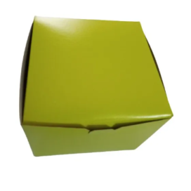 Cajas Para Torta Color Verde 27x27x12