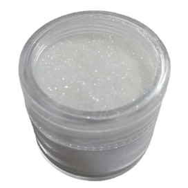 Escarcha Comestible Tornasol Blanca X 7 Grs