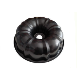 Molde Bundt Cake Pequeño Acero Carbono Negro