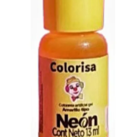Colorante Gel Amarillo Neón 13 Ml Amarillo