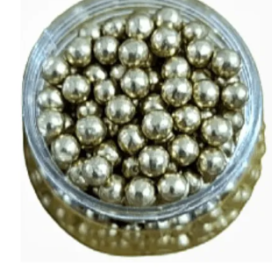 Perlas Comestibles Dulces Doradas #5 X 125 Grs