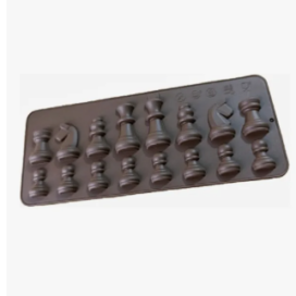 Molde Silicona Ajedrez X 16 Cavidades Chocolatería Marrón