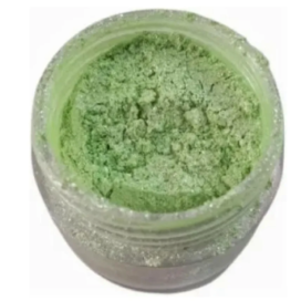 Polvo Matizador Comestible Verde Limón Perlado X 7 Grs Verde Limón