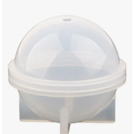 Molde Esfera Redonda Silicona X 5 Unidades Gris