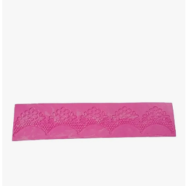 Tapete Silicona Flexible Molde Encaje De Azúcar Decoración Rosa