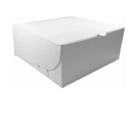Cajas Blancas Tortas 22x22x10 Empaque X 5 Unidades Blanco