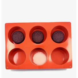 Molde Silicona Flexible Choco Oreo X 6 Cavidades Marrón