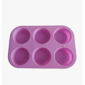 Molde Cupcakes Muffins Silicona Horno X 6