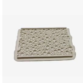 Molde Silicona Burbujas Fondant Chocolatería Repostería Blanco