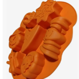 Molde Silicona Halloween Surtido X 7 Cavidades