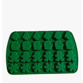 Molde Silicona Navidad X 24 Cavidades