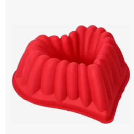 Molde Silicona Corazón Bundt Cake Mini