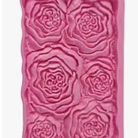 Molde Silicona Rosas Fondant Chocolate Decoración Tortas