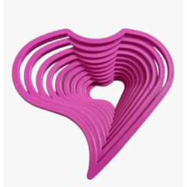 Moldes Cortadores Cartucho Corazón Grande