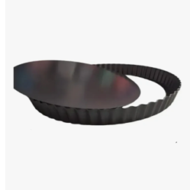 Molde Acero Carbono Quiche Pie Tortas Extra Grande