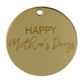 Topper Día De La Madre Redondo Happy Day