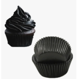 Capacillos Cupcakes Negros #5 X 100 Unidades