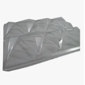 Molde Barra Chocolatina Geométrica Grande En Acetato X 2