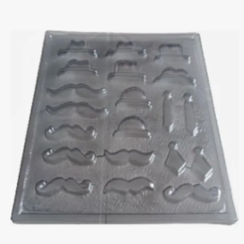 Molde Acetato Mostacho Sombrero Y Corbatas