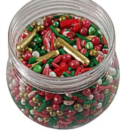 Sprinkles Grageas Navidad Bastón Dorado