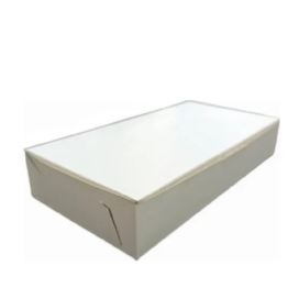 Cajas Blancas Tortas Mantecadas 28x14x5 X 5 Unidades