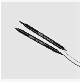 Marcadores Comestibles Doble Punta X 2 Unidades