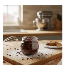 Sprinkles Dulces Granulado Sabor Chocolate X 100 Grs