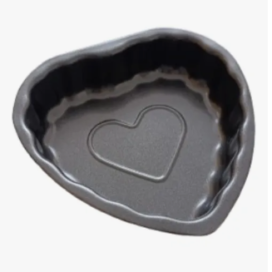 Molde Corazón Mini Antiadherente Quichés Tortas Postres