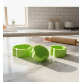 Molde Silicona Conchas Grandes X 4 Unidades