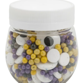 Sprinkles Grageas Dulces Figuras Ojitos Halloween X 100 Grs
