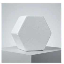 Dummy De Icopor Para Tortas Falsas Hexagonal 16 Cms