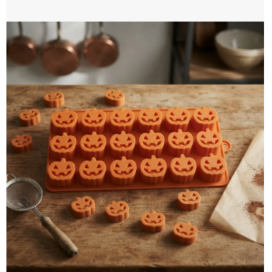 Molde Silicona Halloween X 18 Cavidades Fondant Chocolate