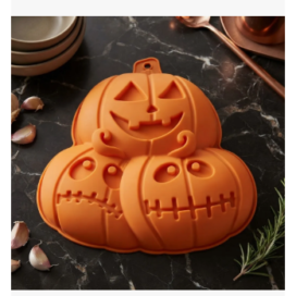 Molde Silicona Halloween Calabazas Tortas Postres Gelatinas