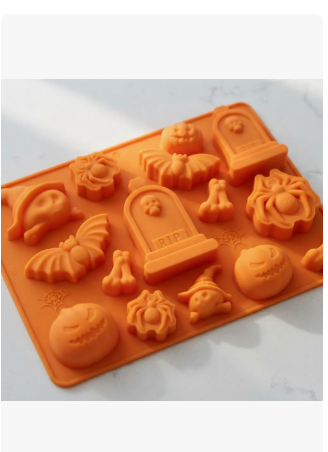 Molde Silicona Halloween Figuras Surtidas X 15 Cavidades - Image 3