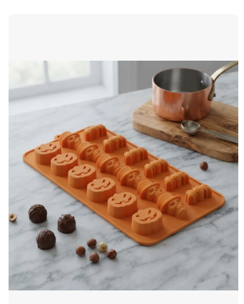 Molde Silicona Halloween X 18 Cavidades Surtidas - Image 2