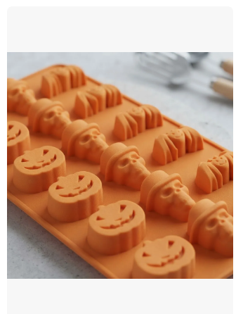 Molde Silicona Halloween X 18 Cavidades Surtidas - Image 4