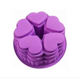 Molde Bundt Cake Corazones