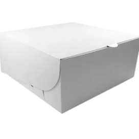 Cajas Torta Blancas 33x 33 x12 cms
