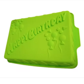 Molde Rectangular Happy Birthday
