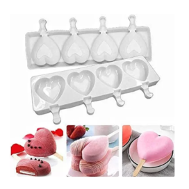 Molde Paletas Corazón