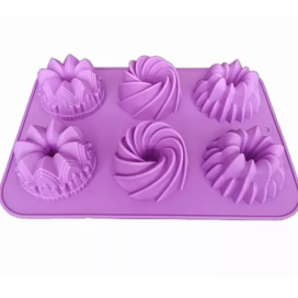 Molde Horno Silicona Coronas Extra Grandes Flexible