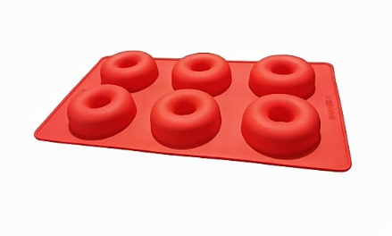 Molde Silicona Flexible Donas Grandes x6 - Image 3