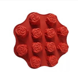 Molde Silicona Rosas