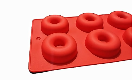Molde silicona donas grandes x6